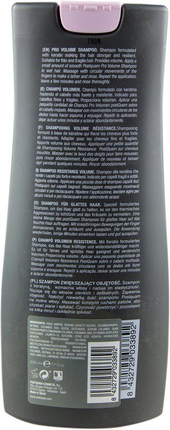 POSTQUAM HAIR CARE SPECIFIEKE SHAMPOO PRO VOLUME