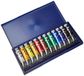 Maimeri Doos van kunststof met 12 buizen, 20 ml, verschillende kleuren, fijne temperatuur, meerkleurig, 20 ml (1 stuk)