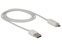 DeLOCK 1m USB 2.0 Kabel - Wit