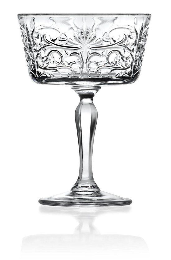 RCR Tattoo Coupe Glazen - 268 ml - Set van 6