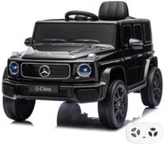 Vrooomy Mercedes G-Klasse Voiture électrique pour enfants 7.4V 1 à 4 ans – Véhicule à batterie sous licence officielle avec télécommande, amortisseurs et ceinture de sécurité – Véhicule pour enfants avec portes fonctionnelles et lecteur MP3 – Noir