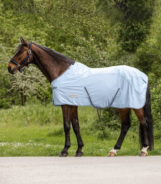 PROTECT Rain-Flysheet - Light Blue/Night Blue - Polyester - 4-Seizoenen - For Horses