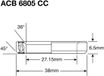 ACB 6805 CC BO - ABEC 5 - Black Oxide (Angular Contact) - 27,15x38x6,5 (36x45°)