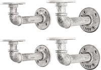 Shenzhen Haorui Industrial Technology Co., Ltd. Supports de tuyau, 4 pièces, blanc antique