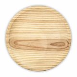 Fackelmann Houten bord voor Galicische octopus, serveerbord voor ham, vleeswaren en kaas, diameter 22 cm, beukenhout, handwas, natuurlijke kleur, 1 stuk