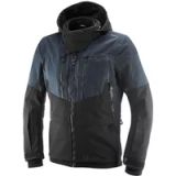 Ixon Asgard waterdichte motorfiets textiel parka zwart/blauw maat S