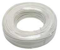 PremiumCord 4-aderige telefoonkabel wit 100m