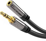 KabelDirekt 797698091044 audio kabel 1,5 m 3.5mm Zwart