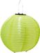 Merkloos Gekleurde solar lampion 30 cm groen