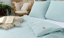 Matex - Linge de lit - 160x200 - Couleur menthe