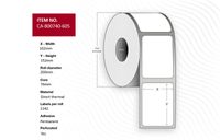 Capture CA-800740-605 Printeretiketten - Rol, Papier, Direct thermisch, Permanent, Universeel, Geperforeerd, 10,2 cm x 15,2 cm, 4568 stuks