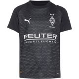 PUMA Borussia Mönchengladbach 25/26 derde voetbalshirt, Zwart/Wit, Maat 13-14Y