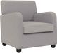 vidaXL Fauteuil lichtgrijs imitatie lamswol