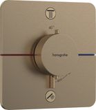 Hansgrohe Showerselect Comfort Q thermostaat inbouw voor 2 functies brushed bronze
