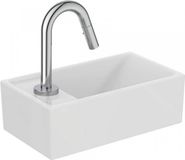 Ideal Standard Tempo fonteinset keramiek 37x21cm kraangat links wit
