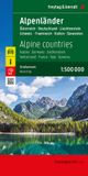 LES Freytag & Berndt Alpenländer, Straßenkarte, 1:550.000