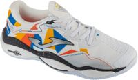 Joma Smash Men Padel Schoenen Wit/Oranje Maat 44.5