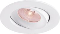 Thorgeon LED Downlight 10W/800Lm (vervangt 50W halogeen spot) instelbaar in 3 kleuren wit licht: 3000K/4000K/5700K 800Lm 45° CRI 90 Flicker-Free Gatmaat 83-88mm (inclusief externe dimbare led driver) kleur wit: RAL9003