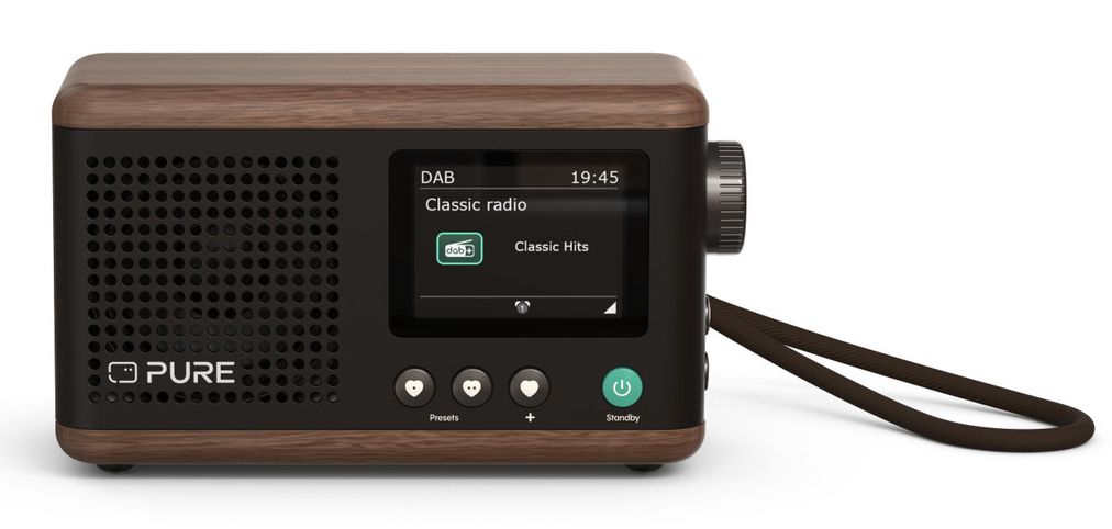 Pure Classic Mini - Portable Digital Radio - Coffee Black/Walnut