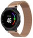 By Qubix - Milanese bandje - Small - Champagne goud - Geschikt voor Garmin Approach S20