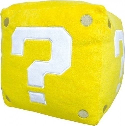 San-ei Co Super Mario Pluche - Question Block (28cm) - 3700789293033