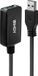 LINDY USB 3.0 Kabel - 5m - Zwart - 43155