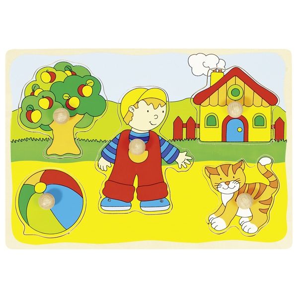 Goki 57858 - Puzzel - Hout - Kinderen - 1+ jaar