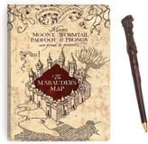 Pyramid International Harry Potter (Marauders Map) Carnet premium et set stylo baguette