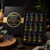 Arowell Ensemble d'huiles essentielles – 12 x 10 ml