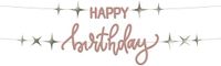 Folat Letterslinger Set HAPPY birthday Crème Rose