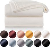 Blumtal Fleece Deken - Super Zacht Fleece Plaid 220x240 cm - Creme