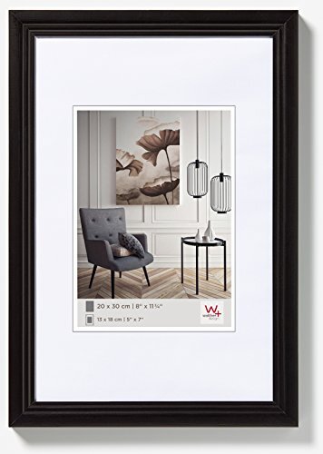 Walther Design HY824B Living houten frame, zwart, 18 x 24 cm