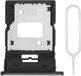 MMOBIEL Support de carte SIM double pour Xiaomi Mi 11 Lite 5G - Incl. broche SIM - Noir