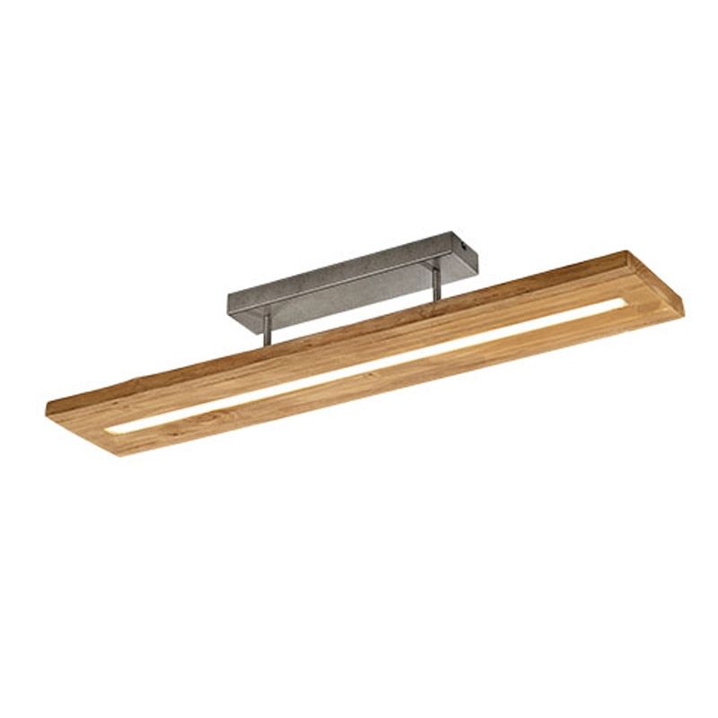 Trio Plafondlamp Brad Hout 623710130 - Bruin - 100 cm - LED