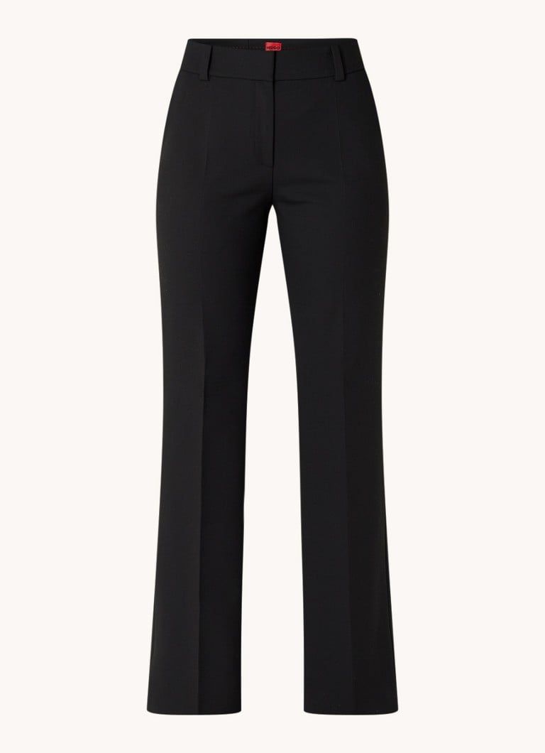 HUGO BOSS Hovani Bootcut Trousers with Pleat Detail