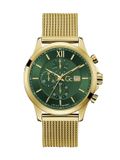 Gc Gc Executive Quartz Chronograph Geel, Goud En Groen Case: 100% Stainless Steel | Armband: 100% Stainless Steel 44 Y27013G9MF