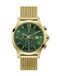 Gc Gc Executive Quartz Chronograph Geel, Goud En Groen Case: 100% Stainless Steel | Armband: 100% Stainless Steel 44 Y27013G9MF