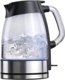Korkmaz Retro Bouilloire, 1,7 litre, avec poignée ergonomique et design en verre