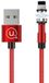 USAMS U59 Serie - Câble Lightning magnétique - 1m - Charge rapide - Rouge