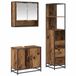 vidaXL Badkamermeubel Set Oud Hout 35 x 37,5 x 166 cm