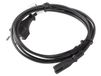 Lanberg CA-C7CA-11CC-0030-BK electriciteitssnoer Zwart 3 m CEE7/16 C7 stekker