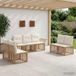 Maison Exclusive - Salon de jardin exclusif 7 pièces en polyester naturel et crème