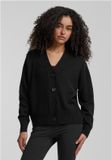 Urban Classics Rib Cardigan Vrouwen Zwart M