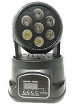 Draaibare hoofdprojector met 7 leds, 10 W, RGB, disco-effect, party, DMX