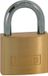 Kasp K12025A1 Hangslot 25 mm Gelijksluitend Goud-geel Sleutelslot
