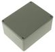 RS PRO Aluminium behuizing grijs buitenmaat 114,7 x 89,7 x 55,1 mm