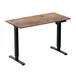 LogiLink Zit-Sta Bureau Elektrisch 1200 x 600 mm Zwart/Bruin