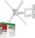 VESA Tot 400 x 400 mm rotatif - Pliable - Support mural pivotant et inclinable pour 29-65 - Pouce - 74-165 cm plat - TV incurvée
