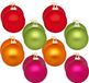 Inge-glas Inge's Christmas Decor Gmbh 24x stuks glazen kerstballen gekleurd 8 cm
