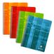 Clairefontaine 8762C Pak met 5 Spiraalschriften - 17x22 cm - 180 Pagina's Kleine Ruitjes - Wit Papier 90 g - Omslag Gecoat Karton - Willekeurige Kleuren